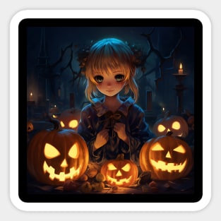 Halloween girl Sticker